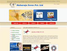 Tablet Screenshot of maharajaforex.com